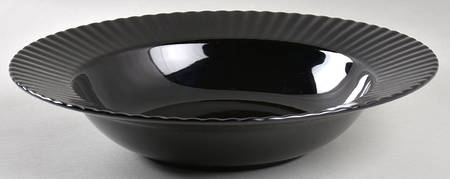 Black Tulip 11" Round Vegetable Bowl