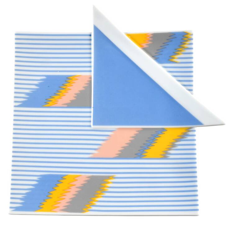 Blue Salad Plate