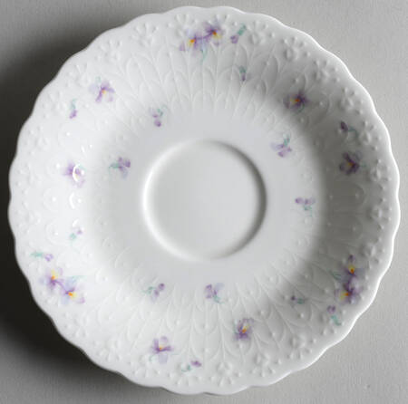 Blue Violets Saucer for Cream Soup Bowl