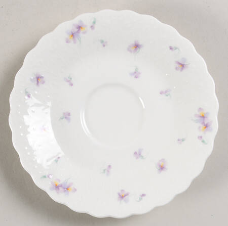 Blue Violets Saucer