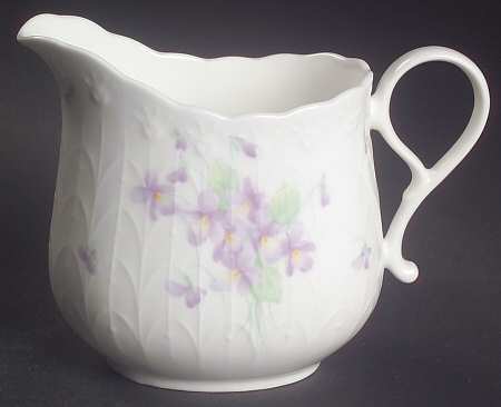 Blue Violets Creamer