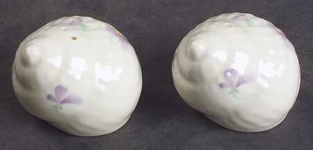 Blue Violets Sculpted Salt & Pepper Set by Mikasa