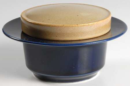 Blue Water Sugar Bowl & Lid