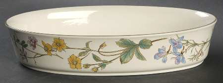 Botanical Bouquet 10" Oval Baker