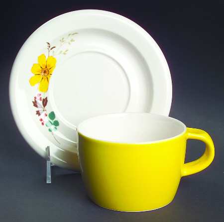 Bonaire Flat Cup & Saucer Set by Mikasa
