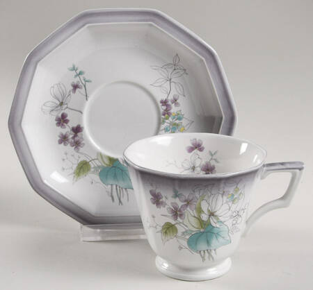 Botany Footed Cup & Saucer Set by Mikasa