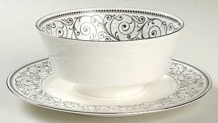 Boulton Gravy Boat with Attached Underplate