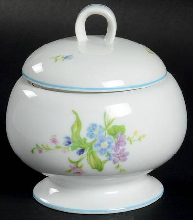 Boutonniere Sugar Bowl & Lid