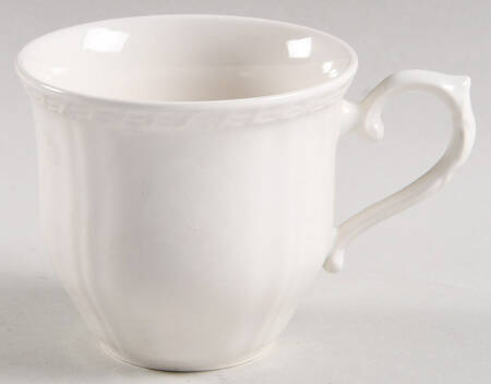 Bone White Flat Cup