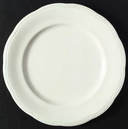 Bone White Dinner Plate