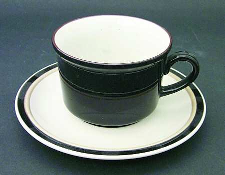 Bradstreet Flat Cup & Saucer Set