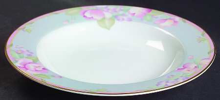 Braemar Gray Rim Soup Bowl