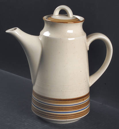 Brown Bark Coffee Pot & Lid