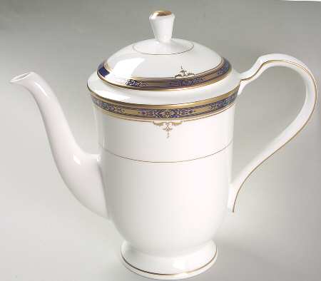 Britanny Blue Coffee Pot & Lid
