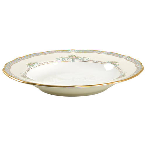 Bridal Bouquet Large Rim Soup Bowl