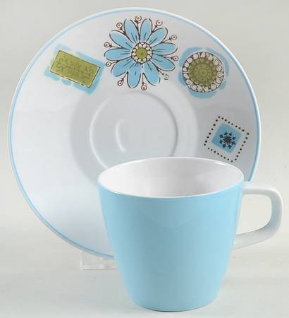Breeze Flat Cup & Saucer Set