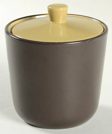 Bronze Green Sugar Bowl & Lid