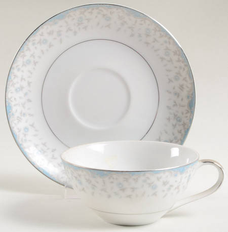 Briarcliffe Flat Cup & Saucer Set by Mikasa