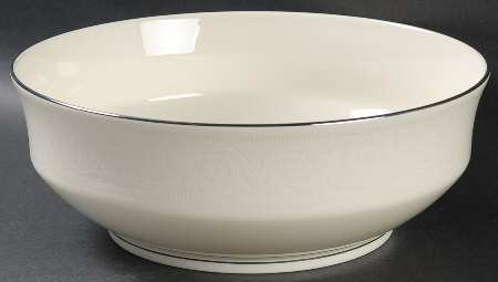 Bridal Lace 9" Round Vegetable Bowl