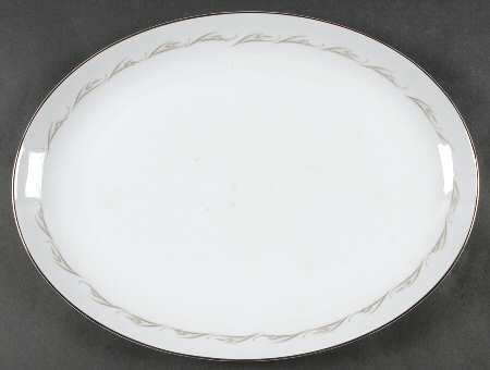 Bridal Lace 16" Oval Serving Platter