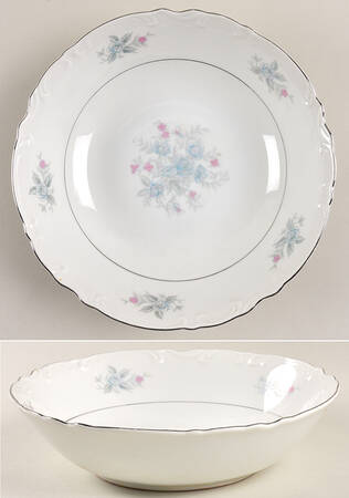 Bryn Mawr White 8" Round Vegetable Bowl