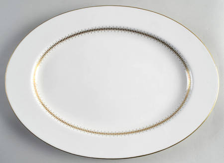 Bryn Mawr 14" Oval Serving Platter by Mikasa
