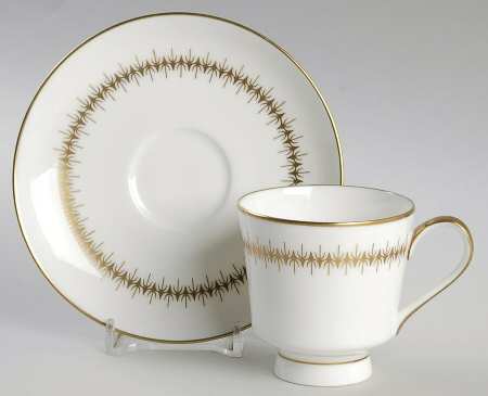 Bryn Mawr Footed Demitasse Cup & Saucer Set