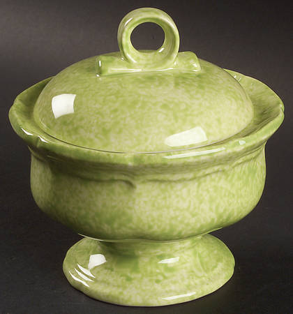 Broccoli Sugar Bowl & Lid