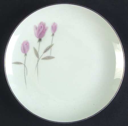 Bridal Rose Salad Plate