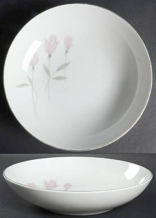 Bridal Rose 9" Round Vegetable Bowl