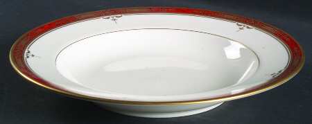 Brittany Red Rim Soup Bowl