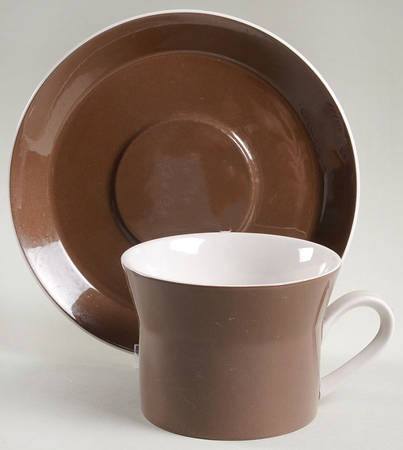 Brunch Flat Cup & Saucer Set