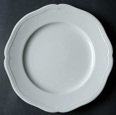 Bridal Veil White Salad Plate
