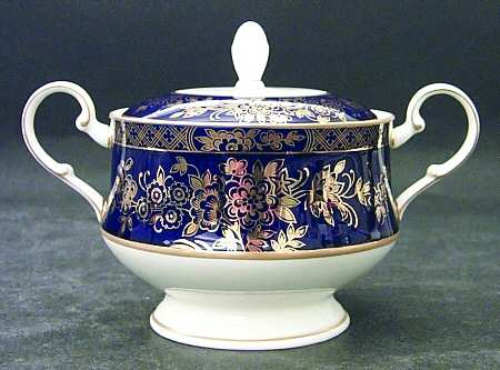Buckingham Cobalt Blue Sugar Bowl & Lid