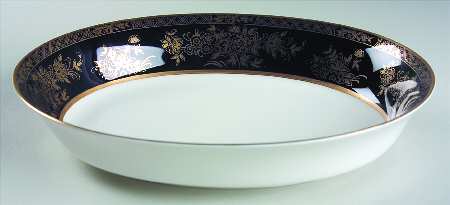 Buckingham Cobalt Blue 10" Oval Vegetable Bowl