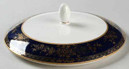 Buckingham Cobalt Blue Round Vegetable No Lid