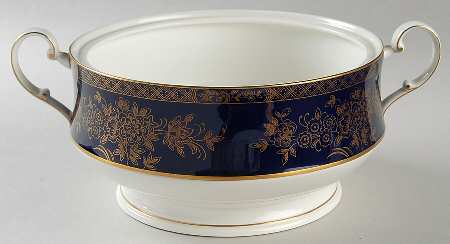 Buckingham Cobalt Blue Lid for Round Vegetable