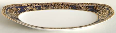 Buckingham Cobalt Blue Butter Tray