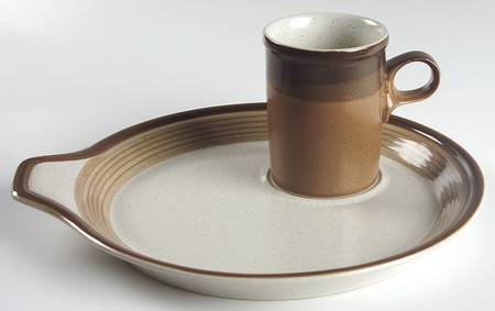 Buckskin Snack Plate & Cup Set