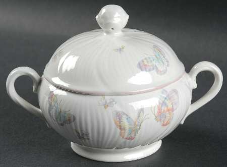 Butterfly Kiss Sugar Bowl & Lid