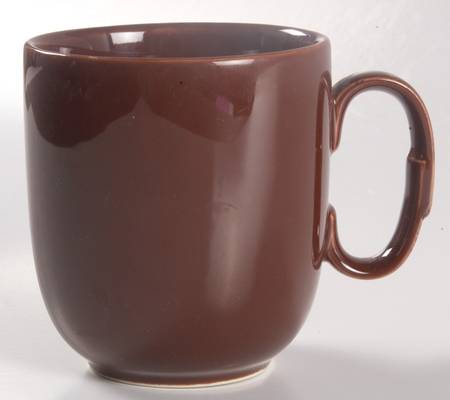 Burgundy Flat Cup