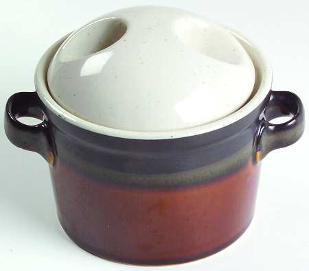 Butterscotch Handled Marmite & Lid