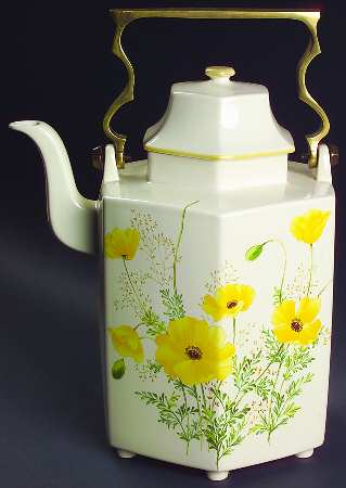 Buttercup Brass Handle Coffee Pot & Lid