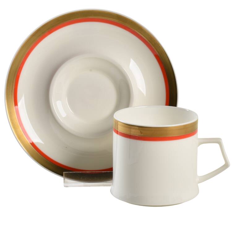 Cabernet Flat Demitasse Cup & Saucer Set