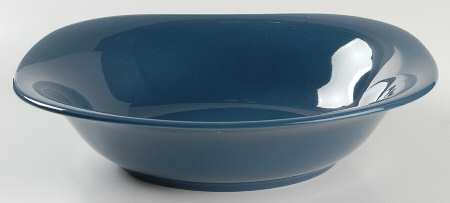 Caribbean Blue 9" Round Vegetable Bowl