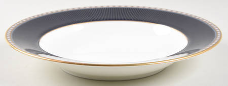 Castle Blue Rim Soup Bowl