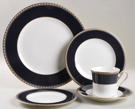Castle Blue 5 Piece Place Setting