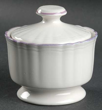 Calico Chintz Sugar Bowl & Lid