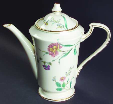 Carnation Garden Coffee Pot & Lid