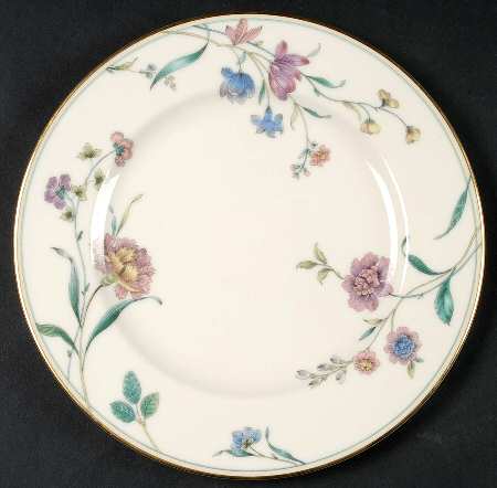 Carnation Garden Salad Plate